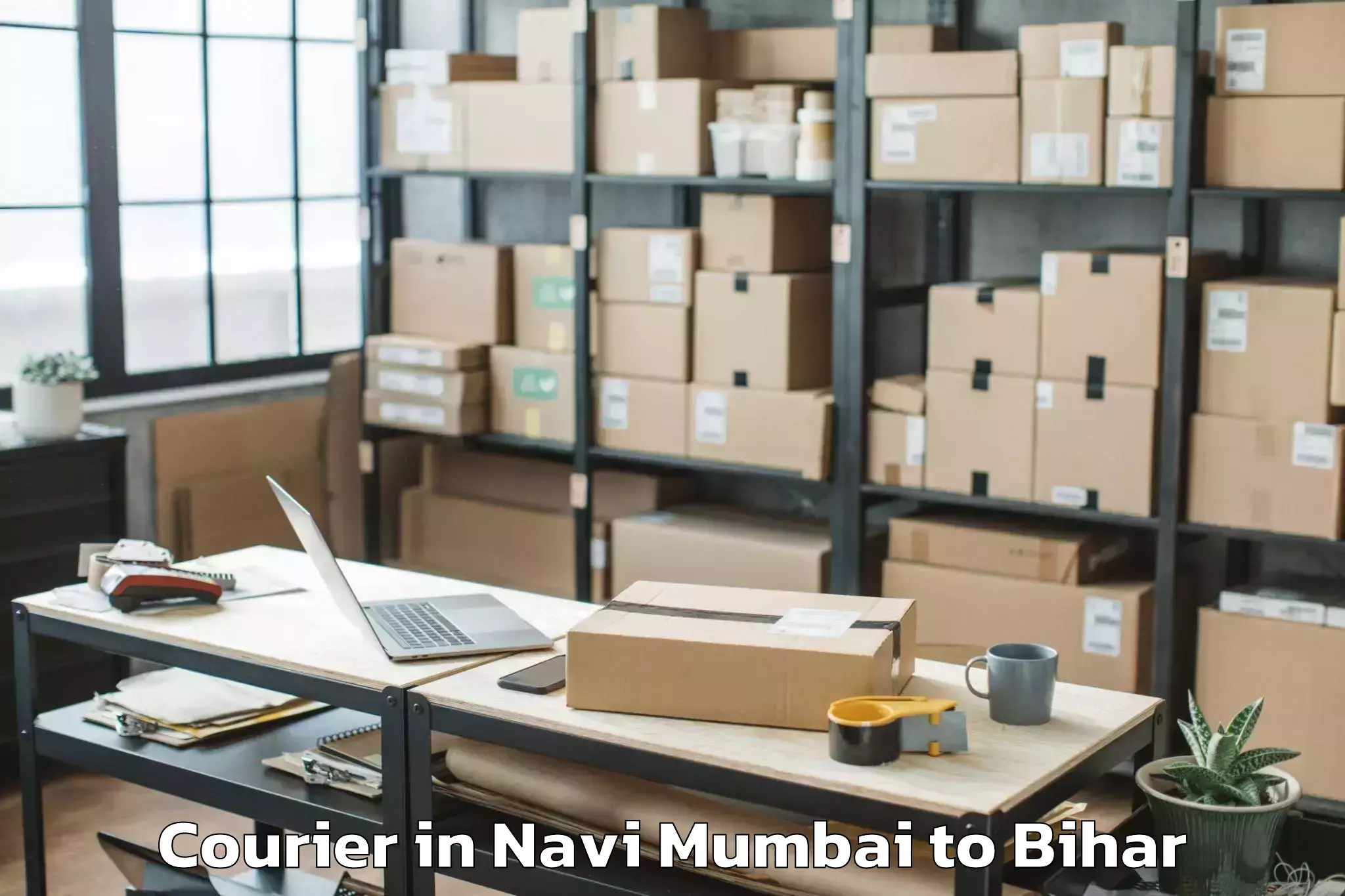 Quality Navi Mumbai to Manigachhi Courier